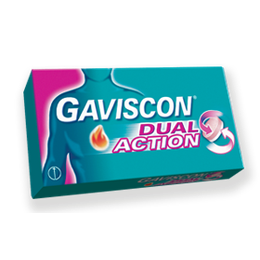 Gaviscon Dual Action Peppermint Tablets
